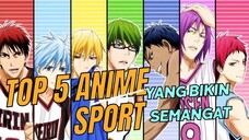 TOP 5 ANIME SPORT YANG BIKIN SEMANGATMU MENYALA!