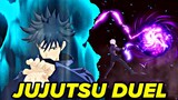 I tried a Jujutsu Kaisen game from a random pop-up ad...