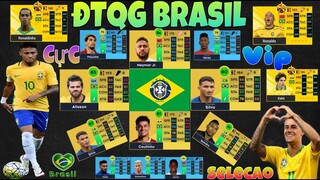 Build ĐTQG Brasil Cực VIP trong Dream League Soccer 2021