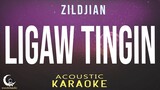 LIGAW TINGIN - Zildjian ( Acoustic Karaoke )