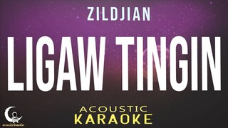 LIGAW TINGIN - Zildjian ( Acoustic Karaoke )