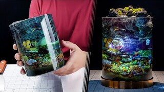 How to Make a Night Light Coral Reef Diorama // Resin Art // Subnautica