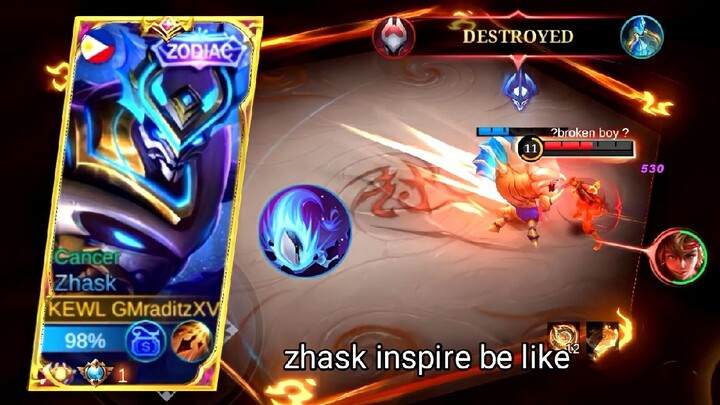 zhask inspire be like