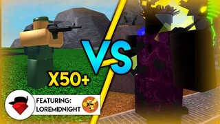 50+ Soldiers VS The Void | Tower Battles [ROBLOX] ft. LoREMidnight