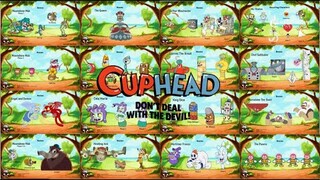 Cuphead DLC ALL CHARACTERS NAME, Inkwell Isle 1, 2, 3, 4, Hell, King's Leap, ALL BOSSES #cupheaddlc