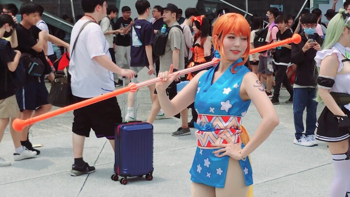 FF43-Cosplay One Piece Nami-Coser Rika Shirakawa