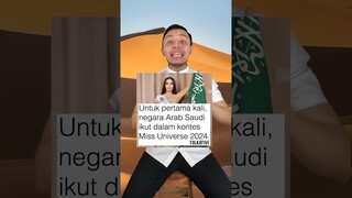 Arab akhirnya ikut Miss Universe? Tapi pada protes karena gak pake hijab? #shorts