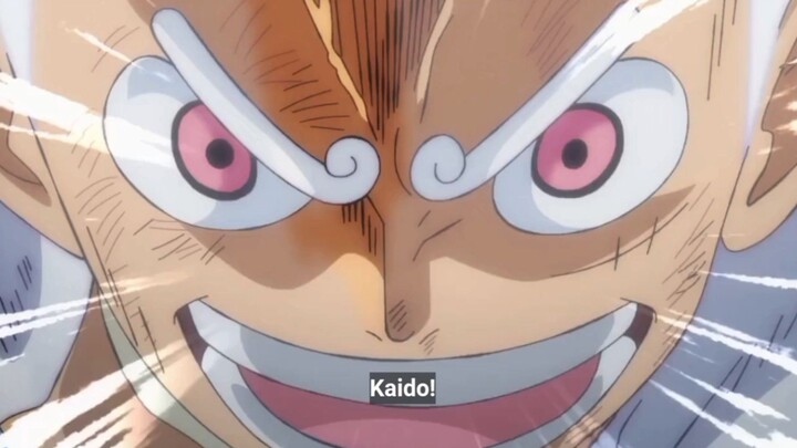 Luffy vs kaido 1076