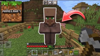 Minecraft PE 1.19 Survival Gameplay Part 1 - Villager
