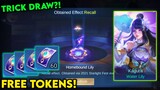 TRICK DRAW FREE TOKENS! GET PERMANENT RECALL AND FREE SKIN KAGURA STARLIGHT FEST 2021 EVENT - MLBB