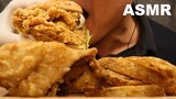 ASMR EATING KFC CRISPY CHICKEN SANDWICH WITH ORIGINAL FRIED CHICKEN
