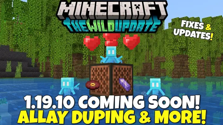 1.19.10 Is Coming Soon! Wither Changes, Allay Duplication & Locate Command! Minecraft Wild Update