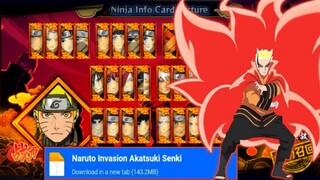 New Release! Naruto Senki Invasion Akatsuki | Full Character Unlimited Money