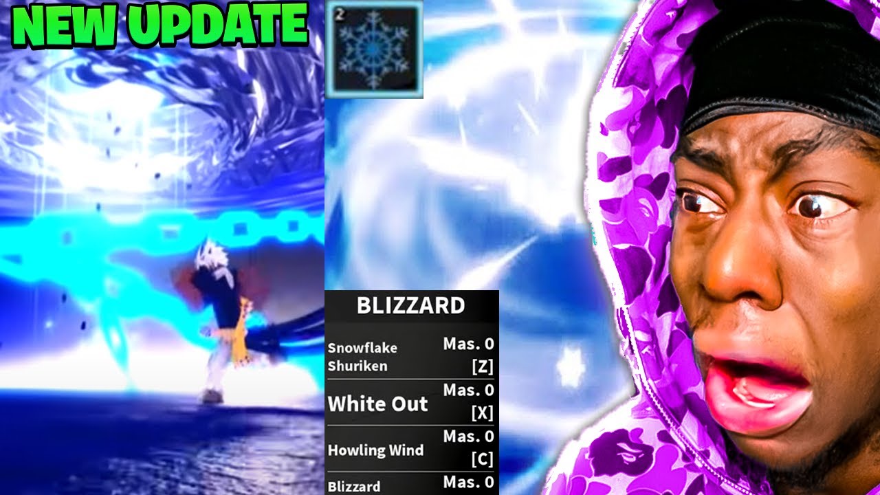 Full Blizzard Showcase on Blox Fruits Update 18 - BiliBili