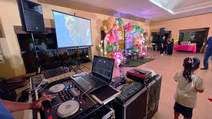 Lights and Sounds setup with Videoke and Projector at Citi Di Mare by SDSS vlog