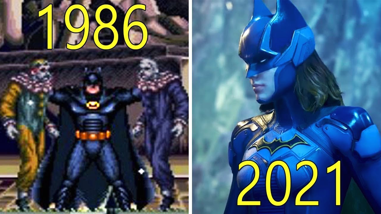 Evolution of Batman Games 1986-2021 - Bilibili