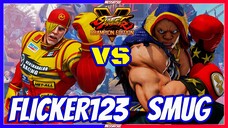 SFV CE💥 Smug (Balrog) VS Flicker123 (Ed)💥Messatsu💥