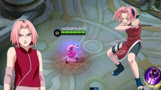 SAKURA In MOBILE LEGENDS 😲😱