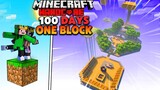 Tóm tắt 100 ngày cùng người yêu sống trên 1 block bất ổn trong minecraft sinh tồn không siêu khó