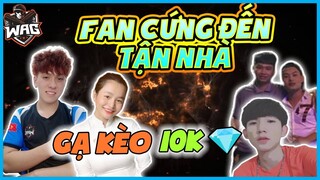 [ Free Fire ] Tập Đoàn Fan Cứng Đến Tận Nhà Rủ Dê Mõm Bắn Kèo Team 4 10000💎 Cực Căng Thẳng - Học Mõm