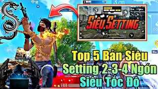 Top 5 Bản Setting Độ Nhạy 2-3-4 Ngón Múa Keo Siêu Tốc Độ Cho Các Anh Em Dân Chơi Tử Chiến