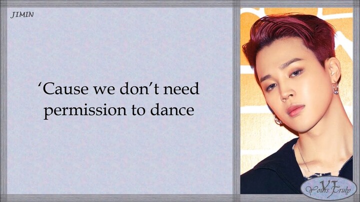 BTS (방탄소년단) - Permission to Dance (Official Audio) Lyrics