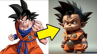 DRAGON BALL but BABIES  All Characters (ANIMATON STUDIO)