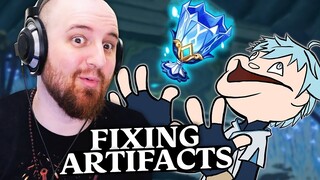 How Artifact Farming Should ACTUALLY Be Fixed in Genshin Impact | Tectone Reacts