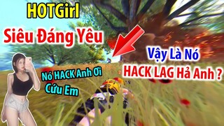 Phản Ứng SIÊU ĐÁNG YÊU Của HOTGirl Khi Chứng Kiến RinRin Bị &quot;HACK LAG&quot; G.I.Ế.T | PUBG Mobile