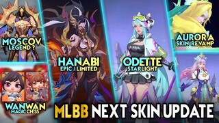 HANABI EPIC SKIN 2024 | ODETTE STARLIGHT | MOSCOV LEGEND - Mobile Legends #whatsnext