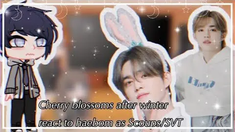 Cherry blossom after winter reaction Haebom as Scoups/SVT