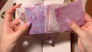 Korean blogger’s immersive decorative diary, with a purple fantasy theme, how can one refuse it?