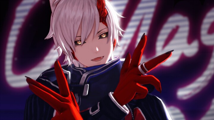 [Vroid model display/Onmyoji Doujin MMD] Wolf's KING