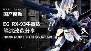 Gunakan sapi EG karet busuk yang diproduksi di dalam negeri seharga 10 yuan untuk membuat Gundam min