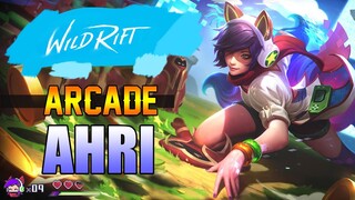 ARCADE AHRI SKIN GAME PLAY - WILD RIFT