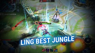 LING BEST JUNGLE SA META | MLBB