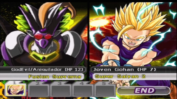 Nantang maut sih ini.. Teen Gohan SSJ 2 VS GodEvil Aniquilador Fusion Supreme😨