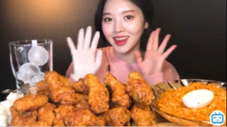 ENG)ASMR  korea Chicken Mukbang REAL S #amthuc