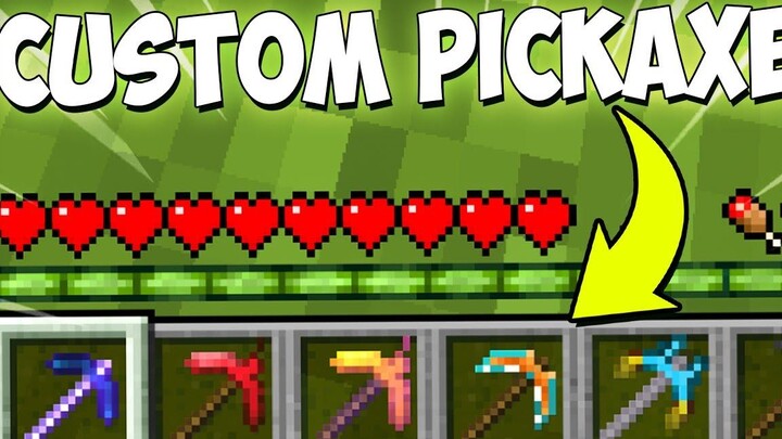 Minecraft แต่มี Pickaxe แบบกำหนดเอง