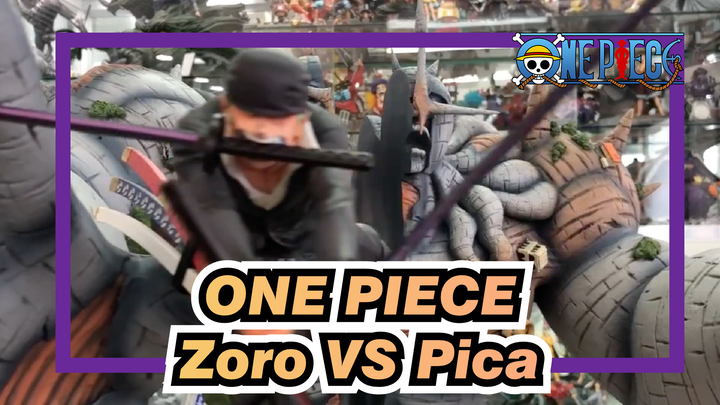 ONE PIECE|【GK】Unboxing：Zoro VS Pica