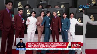 BTS, may global concert sa Busan, South Korea sa Oktubre; Napiling ambassadors para sa 2030... | UB