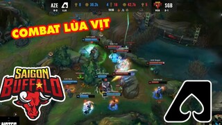 Mãn nhãn Combat 5vs5, Hasmed "lùa vịt" cả team địch | AZE vs SGB MSI 2022