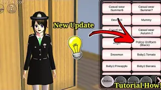 New Police Black Uniform Update! - Sakura School Simulator Latest version