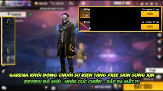 Free Fire| Garena ra chuỗi sự kiện Free skin súng - Review đồ mới cực đẹp sắp được ra mắt