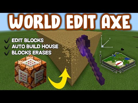 Minecraft World Edit Axe Tutorial Bilibili