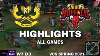 Highlight GAM vs SGB All Game VCS Mùa Xuân 2021 VCS Spring 2021 GAM Esports vs Sai Gon Buffalo