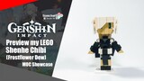 Preview my LEGO Genshin Impact Shenhe (Frostflower Dew) Chibi | Somchai Ud