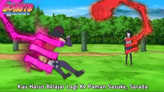 Sarada Kalah Duel Susano’o Dengan Anak itachi Yang Jenius - Moment Epic Duo Cewek Uchiha Terkuat