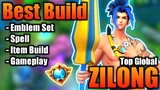 Zilong Best Build 2021 | Top 1 Global Zilong Build | Zilong - Mobile Legends