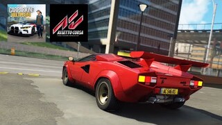 Lamborghini Countach in Car Parking Multiplayer map in AC | Gameplay